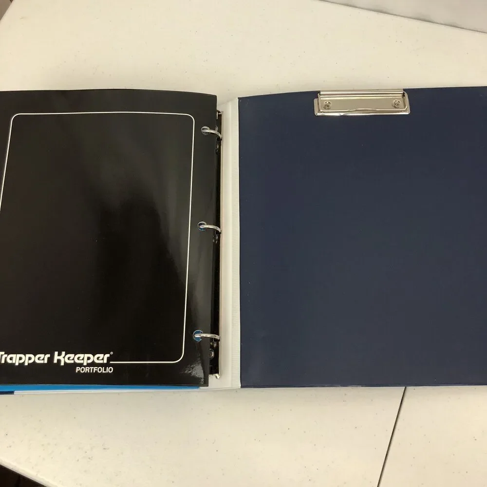 Trapper Keeper Binder OUTER SPACE Retro Geometric Portfolio Collection